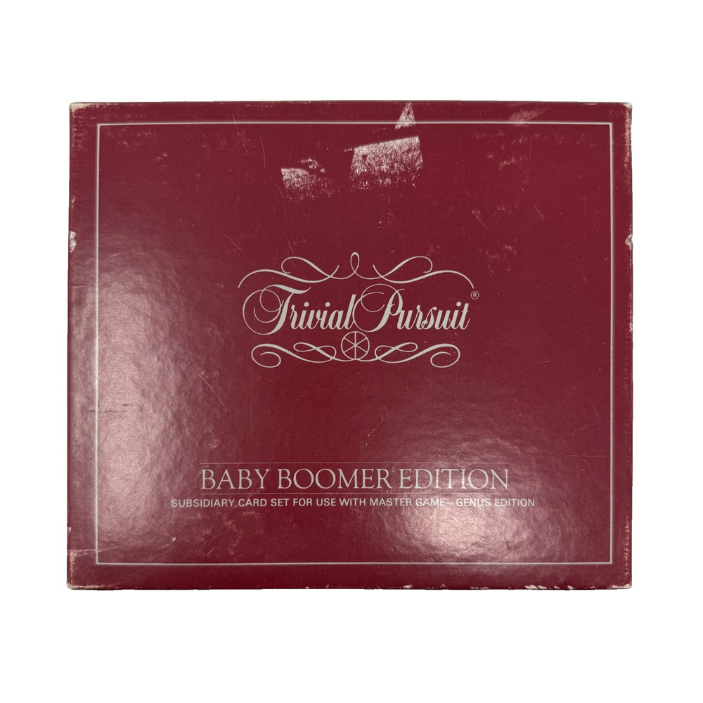 Vintage 1983 Trivial Pursuit Baby Boomer Edition Subsidiary Card Set #10 EUC